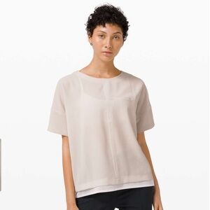 Lululemon Shift in Time Short Sleeve
